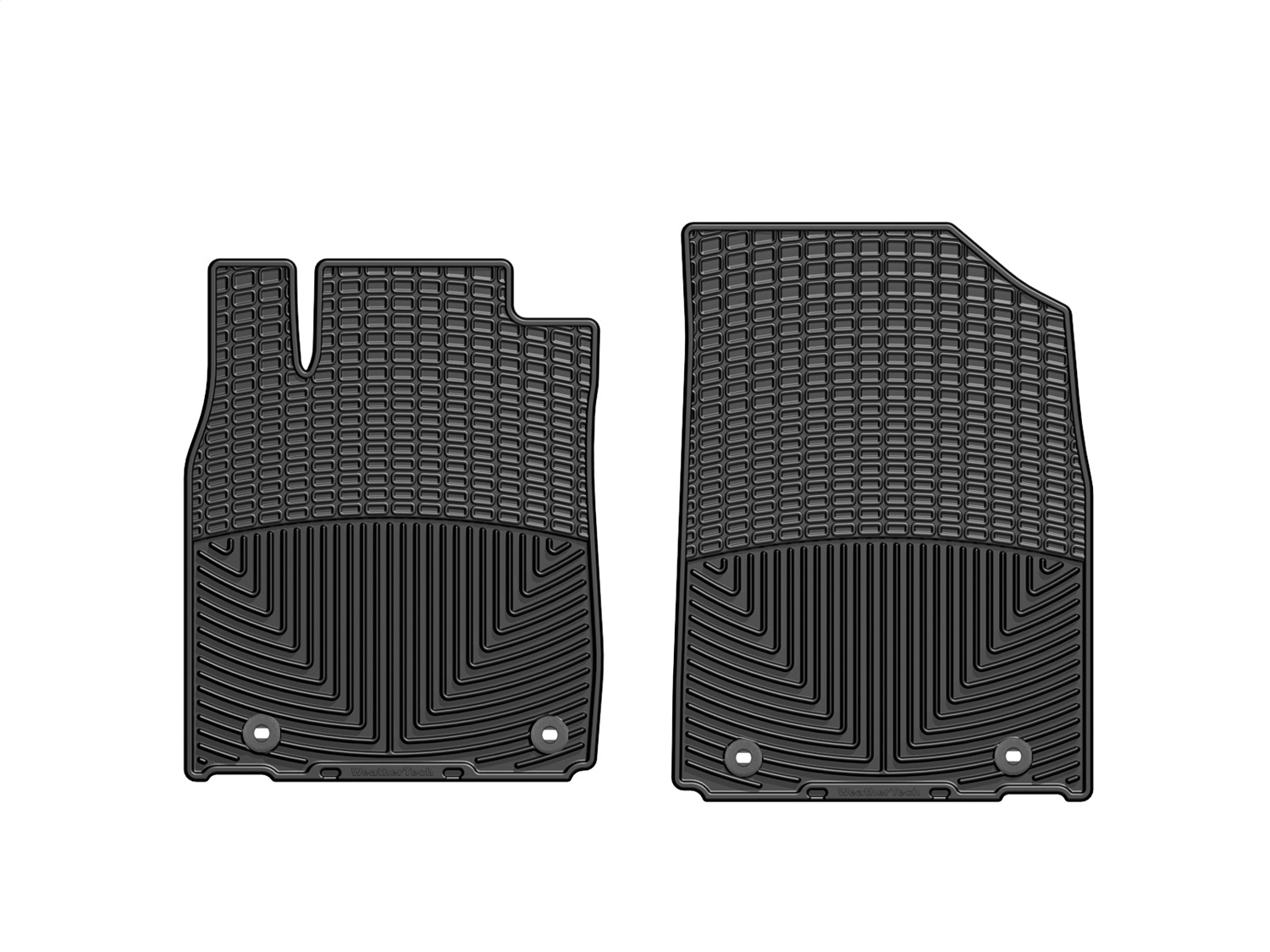 WeatherTech All Weather Floor Mats; Black; Front W289 thumbnail 1