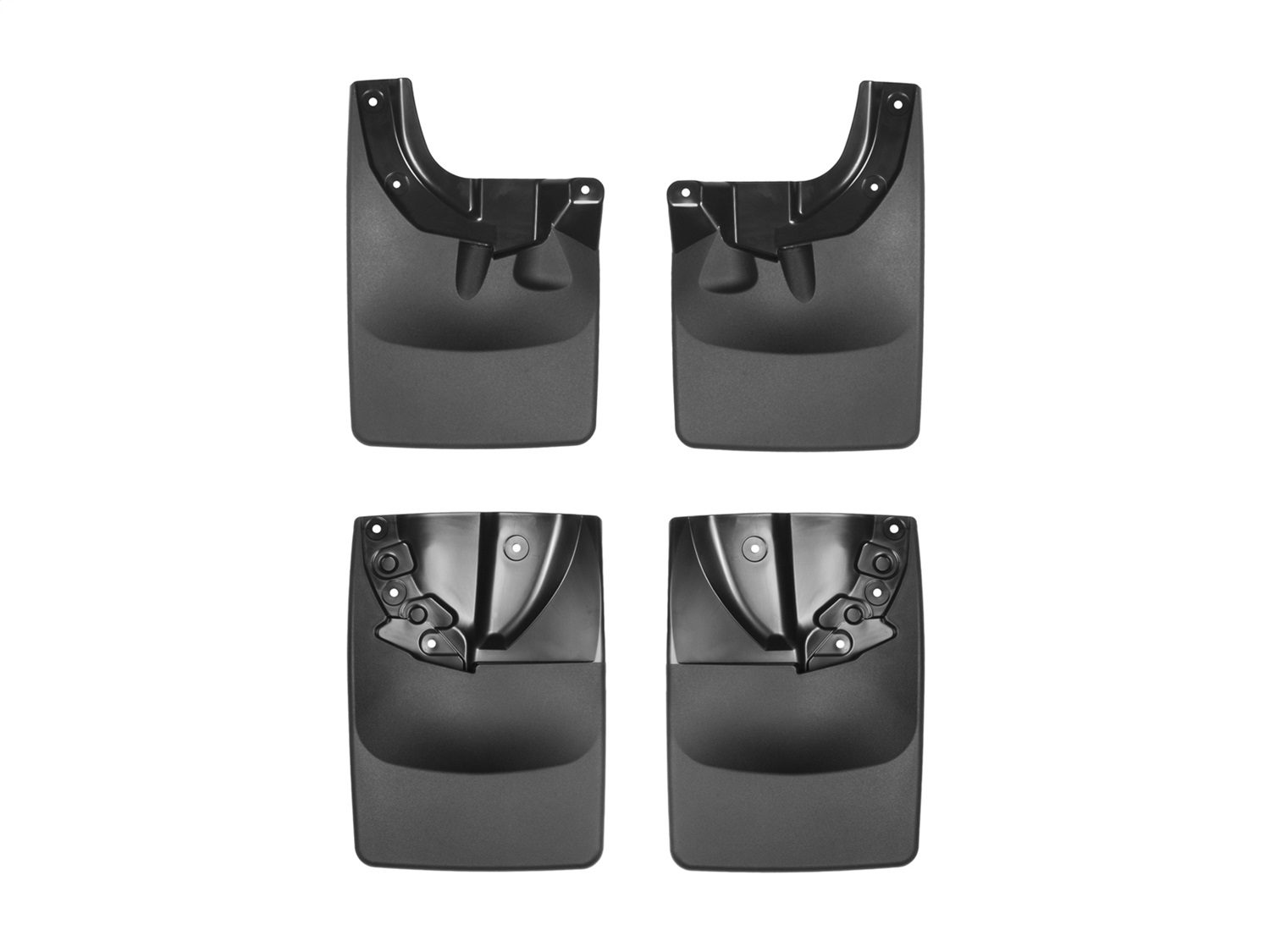 WeatherTech MudFlap No-Drill DigitalFit MudFlap Kit; Black 110056-120056 thumbnail 0
