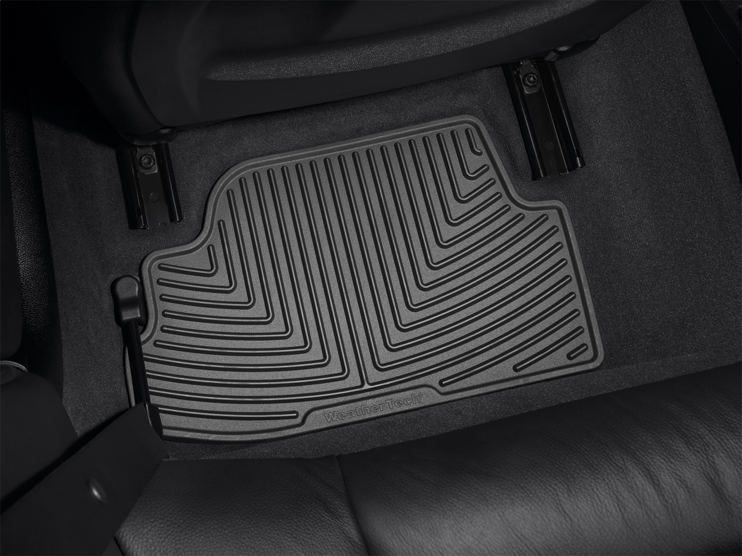WeatherTech All Weather Floor Mats; Black; Rear W155 thumbnail 0