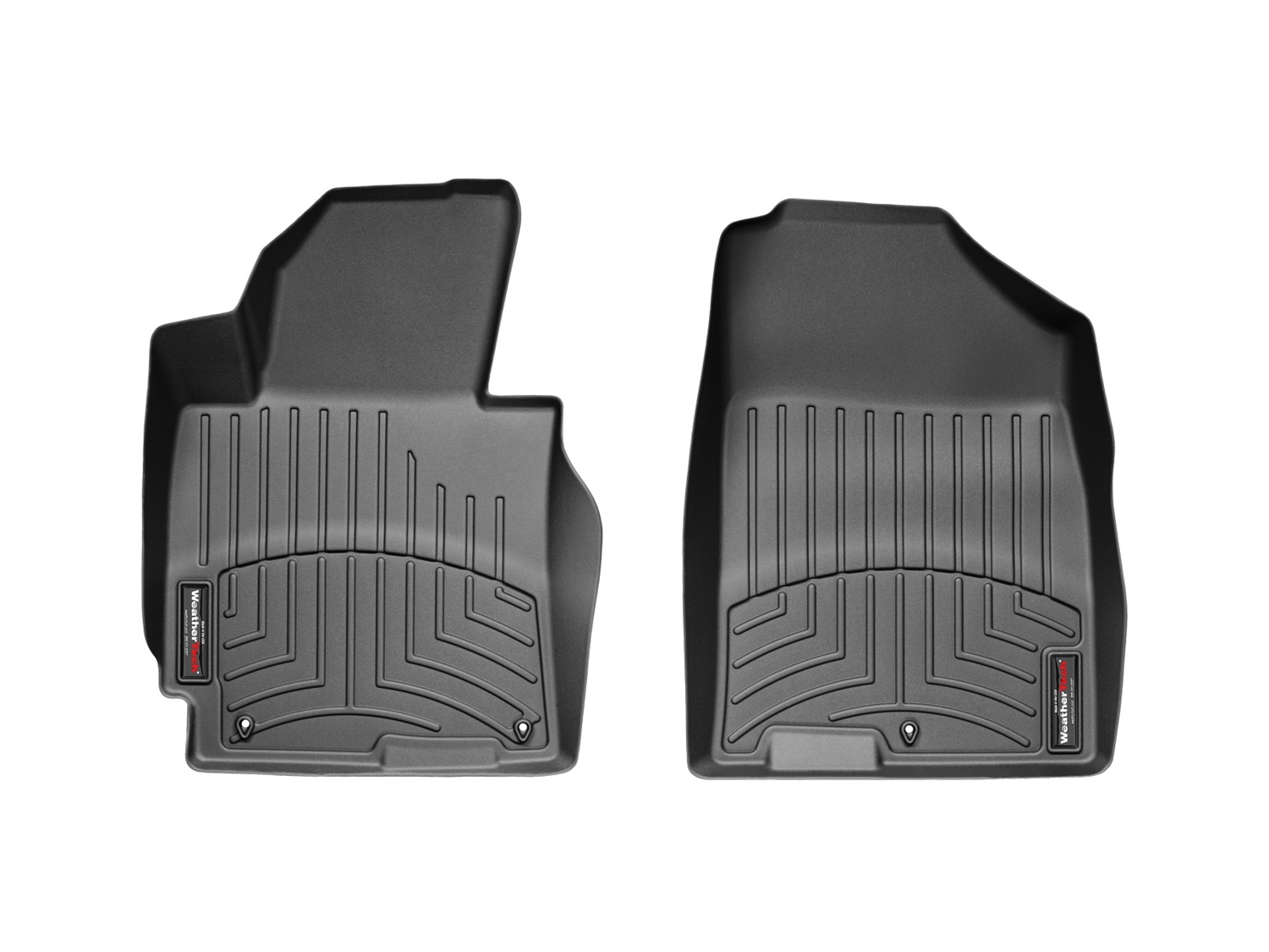 WeatherTech FloorLinerTM DigitalFit; Black; Front 443251 thumbnail 1