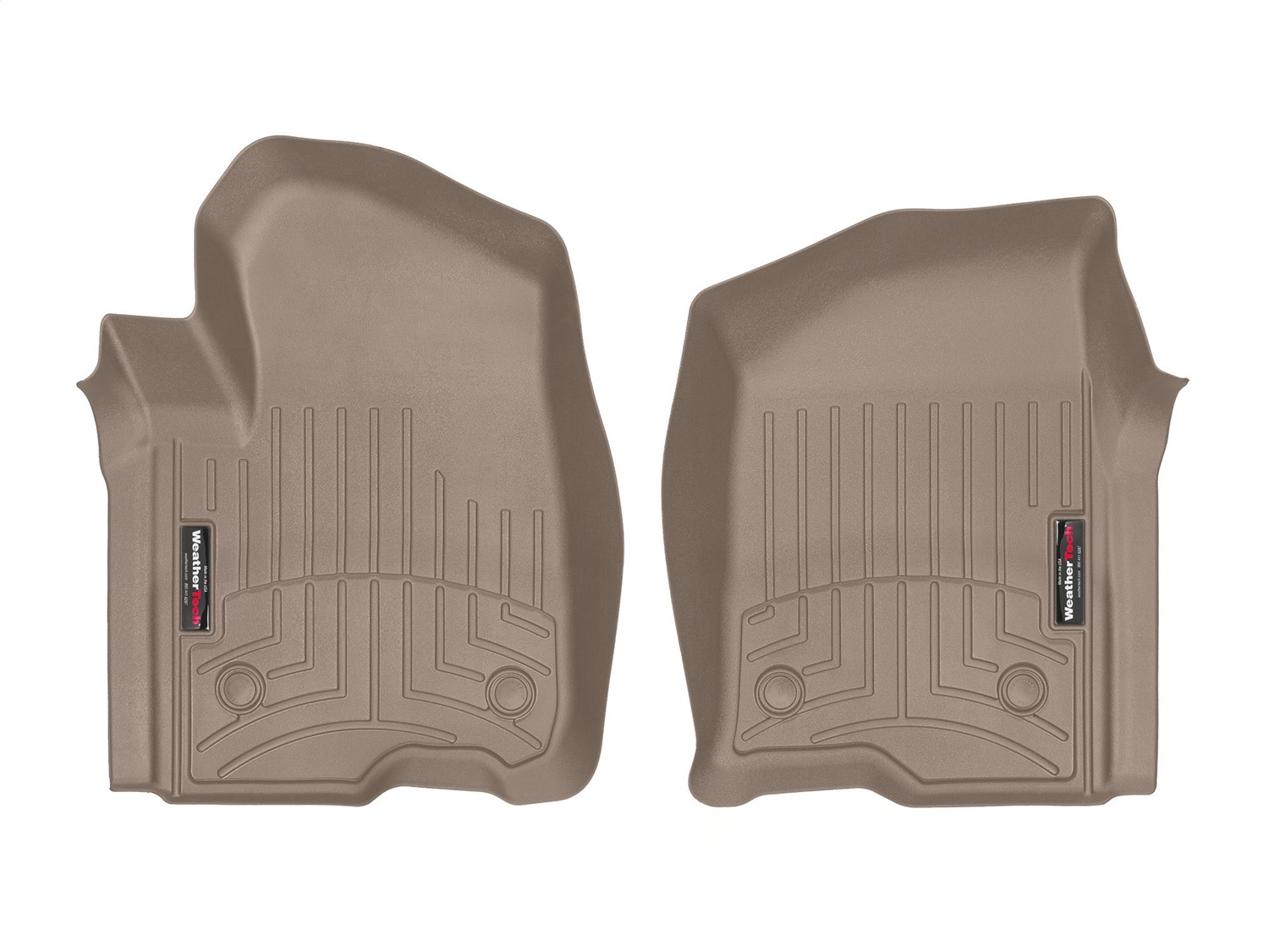 WeatherTech FloorLinerTM DigitalFit; Tan; Front 4514361 thumbnail 0