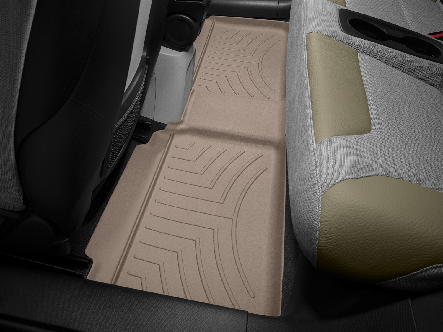 WeatherTech FloorLinerTM DigitalFit; Tan; Rear 455692 thumbnail 1