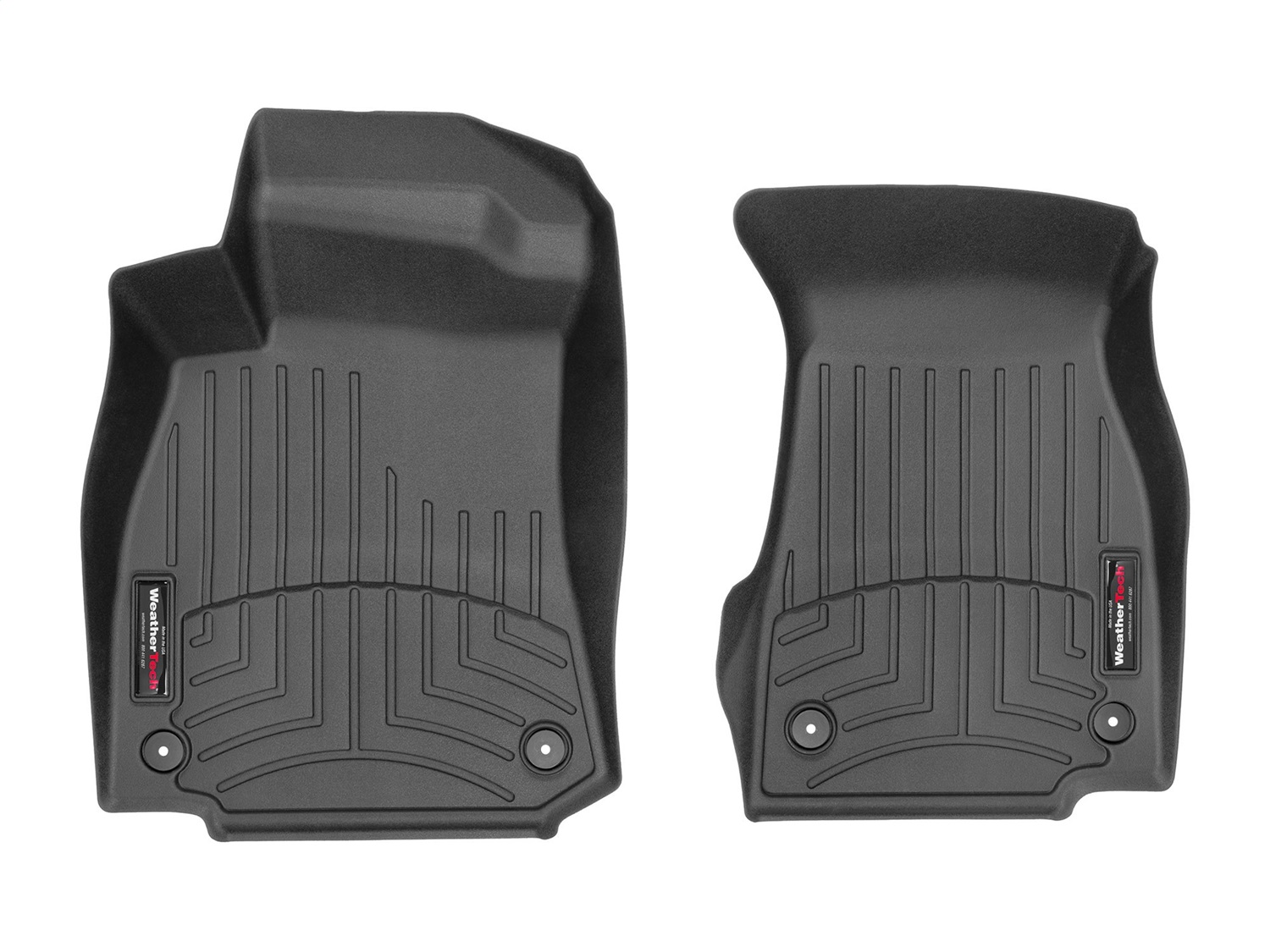 WeatherTech FloorLinerTM DigitalFit; Black; Front 4415111 thumbnail 0