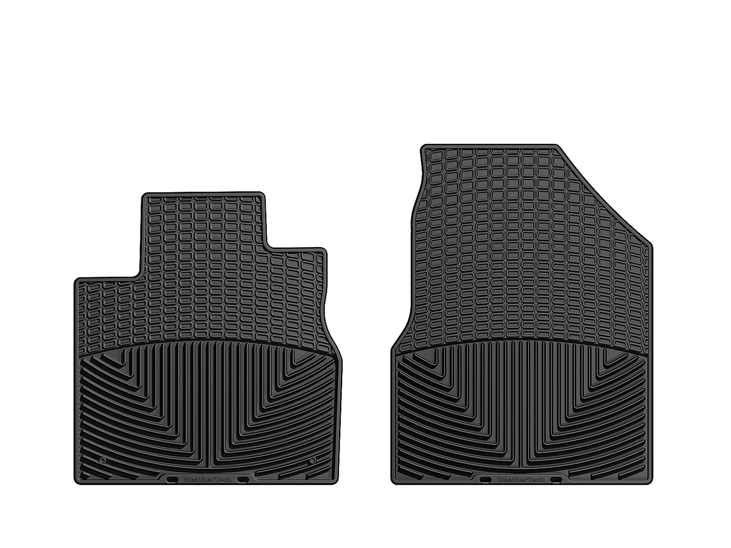 WeatherTech All Weather Floor Mats; Black; Front W220 thumbnail 1