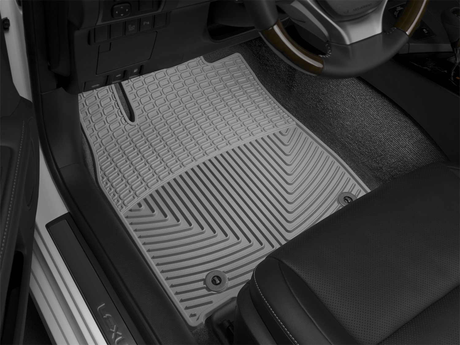WeatherTech All Weather Floor Mats; Gray; Front W289GR thumbnail 0
