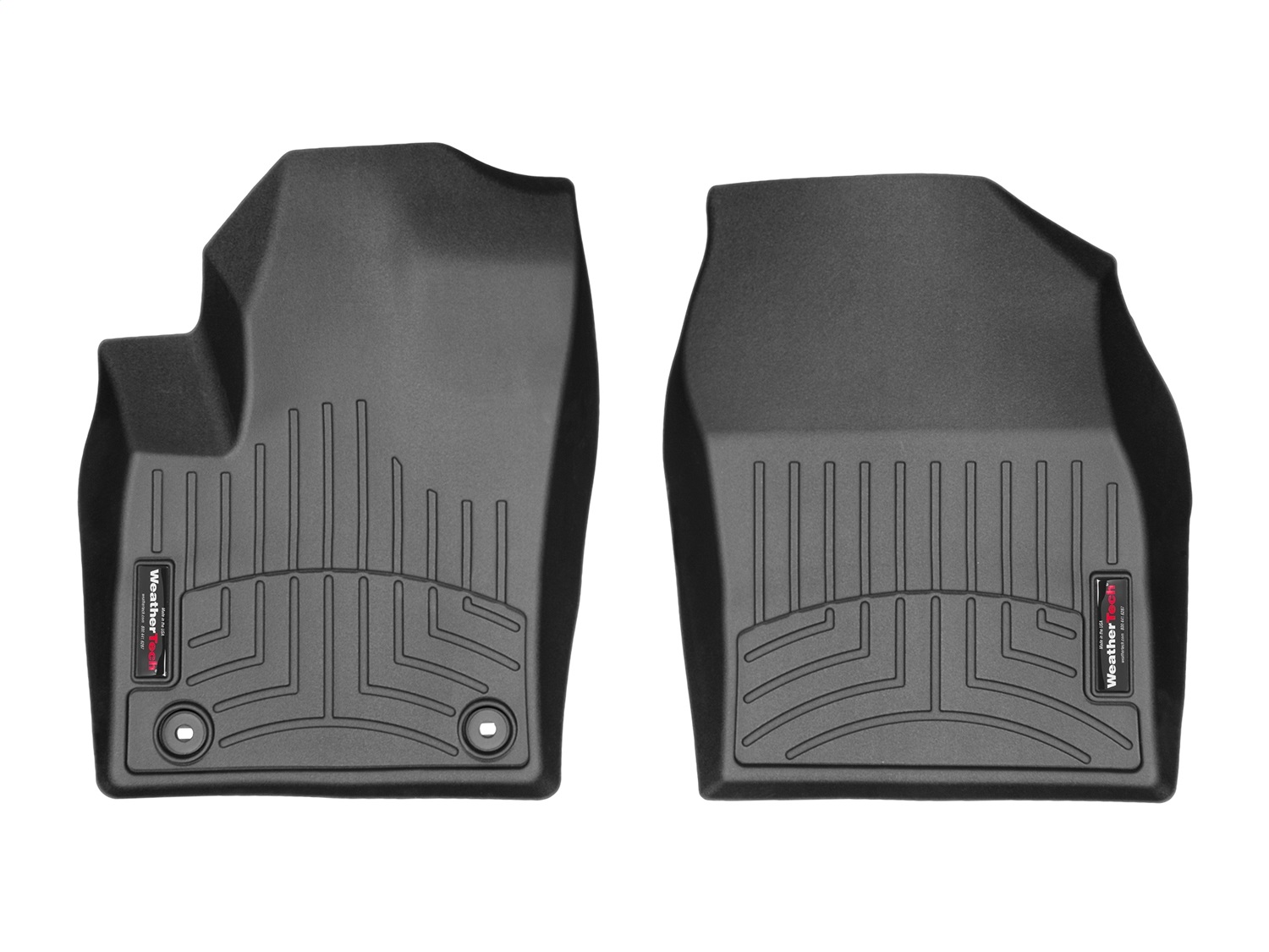 WeatherTech FloorLinerTM DigitalFit; Black; Front 4411231 thumbnail 0