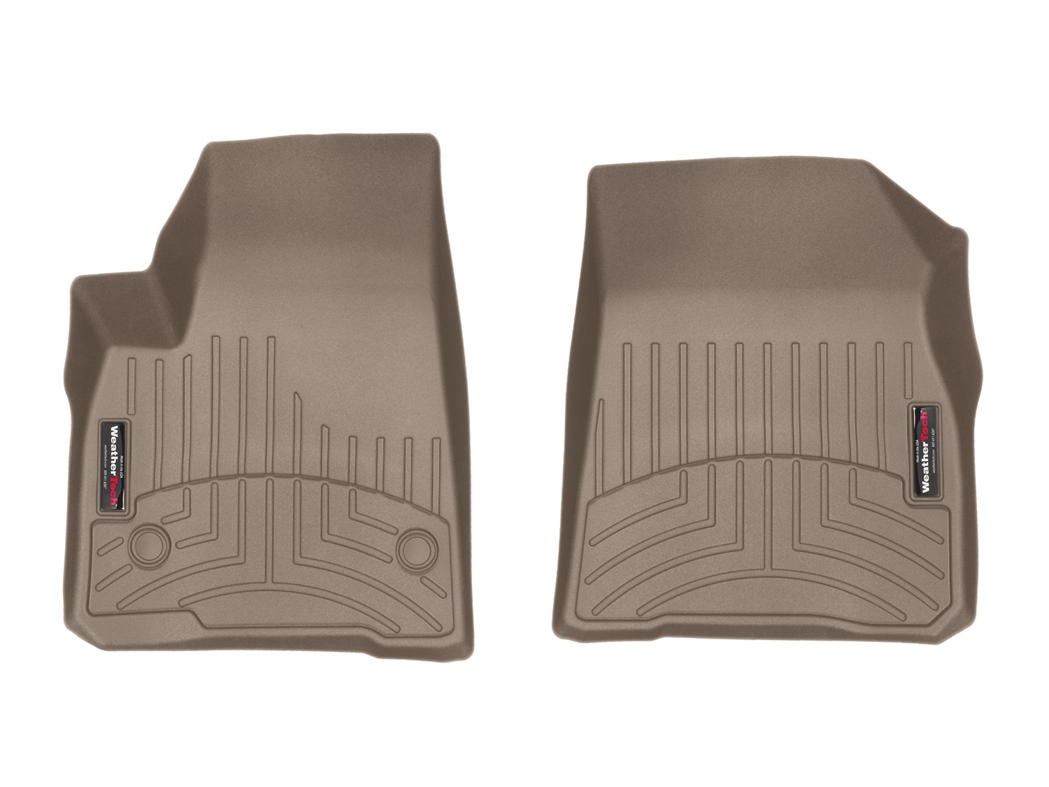 WeatherTech FloorLinerTM DigitalFit; Tan; Front 459551 thumbnail 1