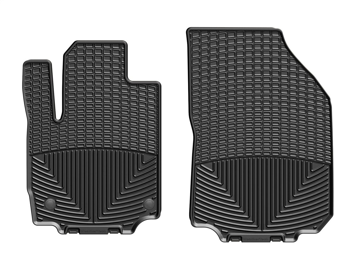 WeatherTech All Weather Floor Mats; Black; Front W472 thumbnail 0