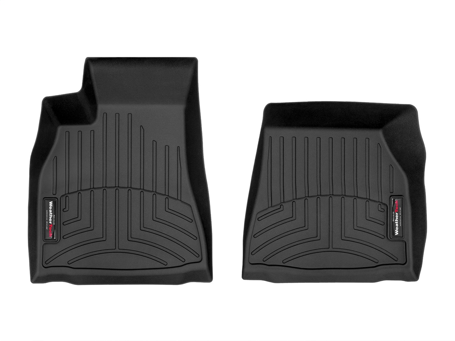 WeatherTech FloorLinerTM DigitalFit; Black; Front 4416661 thumbnail 0