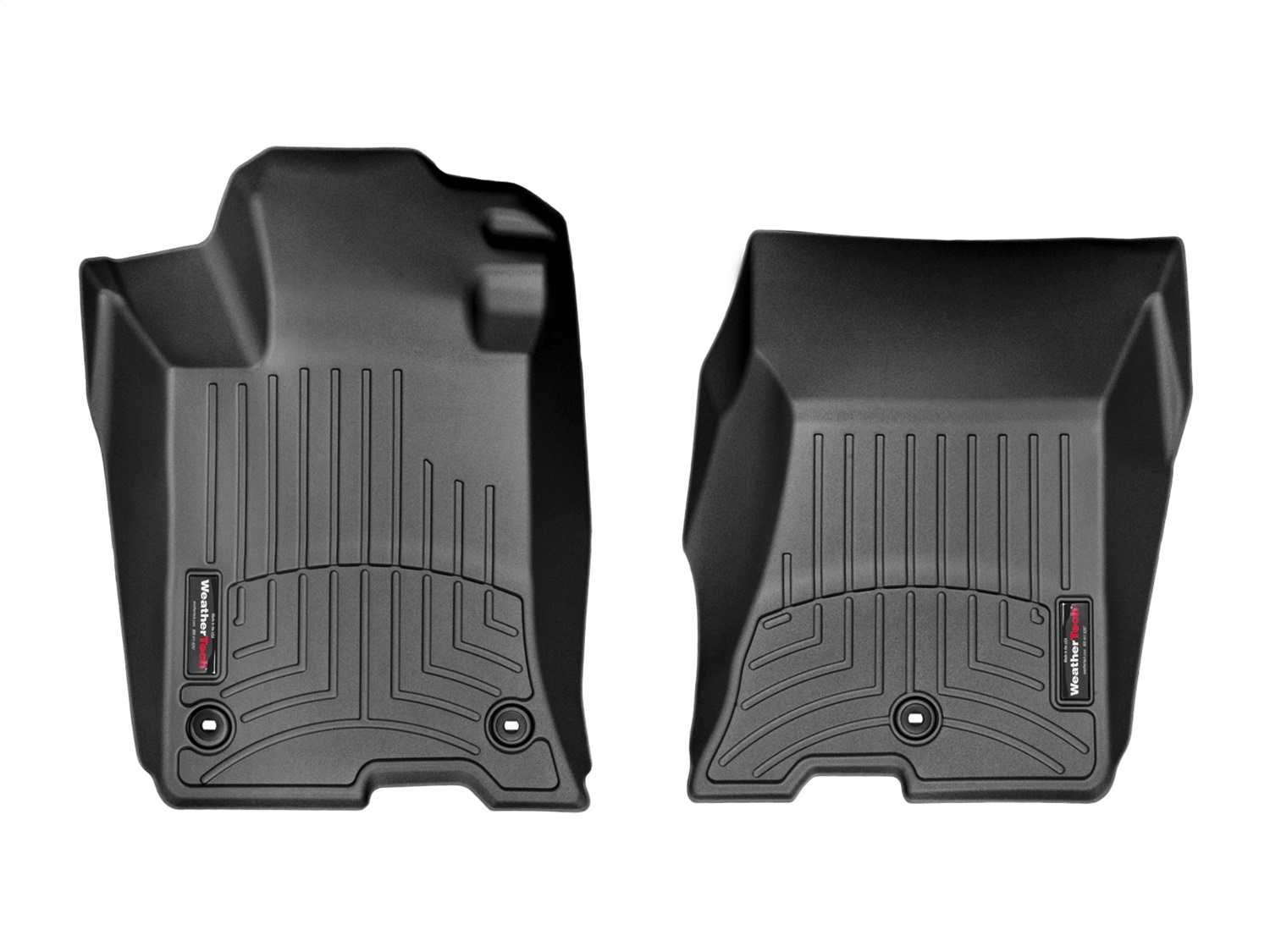 WeatherTech FloorLinerTM DigitalFit; Black; Front 447691 thumbnail 1