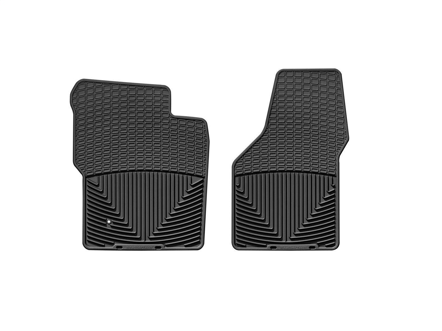 WeatherTech All Weather Floor Mats; Black; Front W19 thumbnail 1