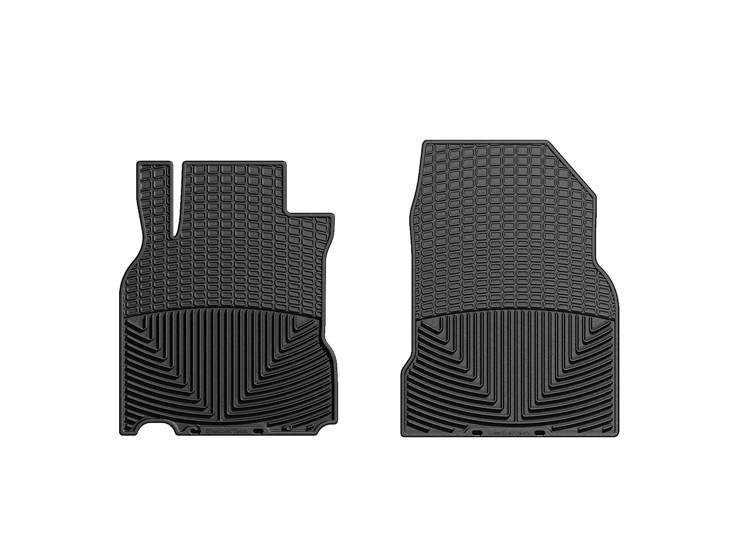 WeatherTech All Weather Floor Mats; Black; Front W190 thumbnail 1