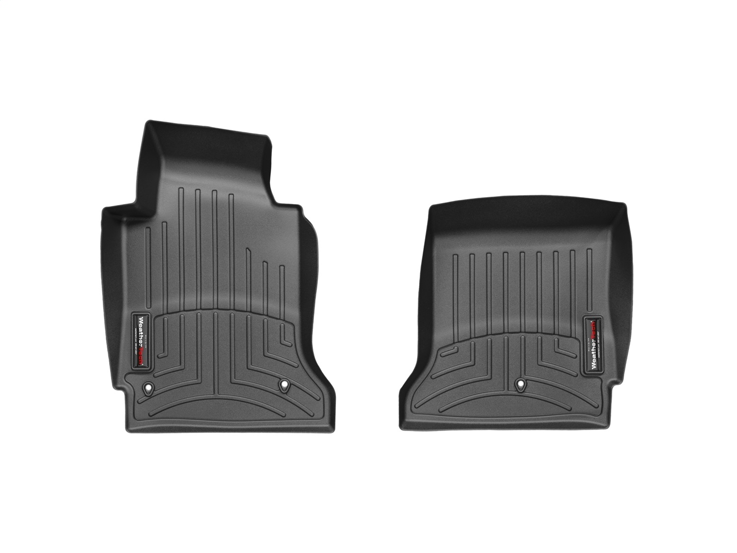 WeatherTech FloorLinerTM DigitalFit; Black; Front 444741 thumbnail 0