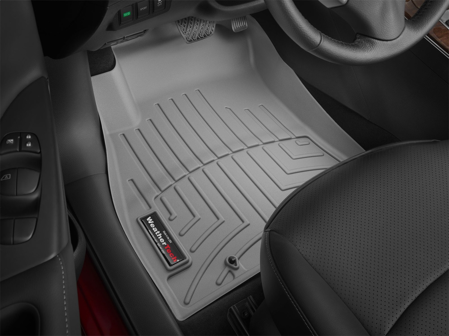 WeatherTech FloorLinerTM DigitalFit; Gray; Front 4612791 thumbnail 1