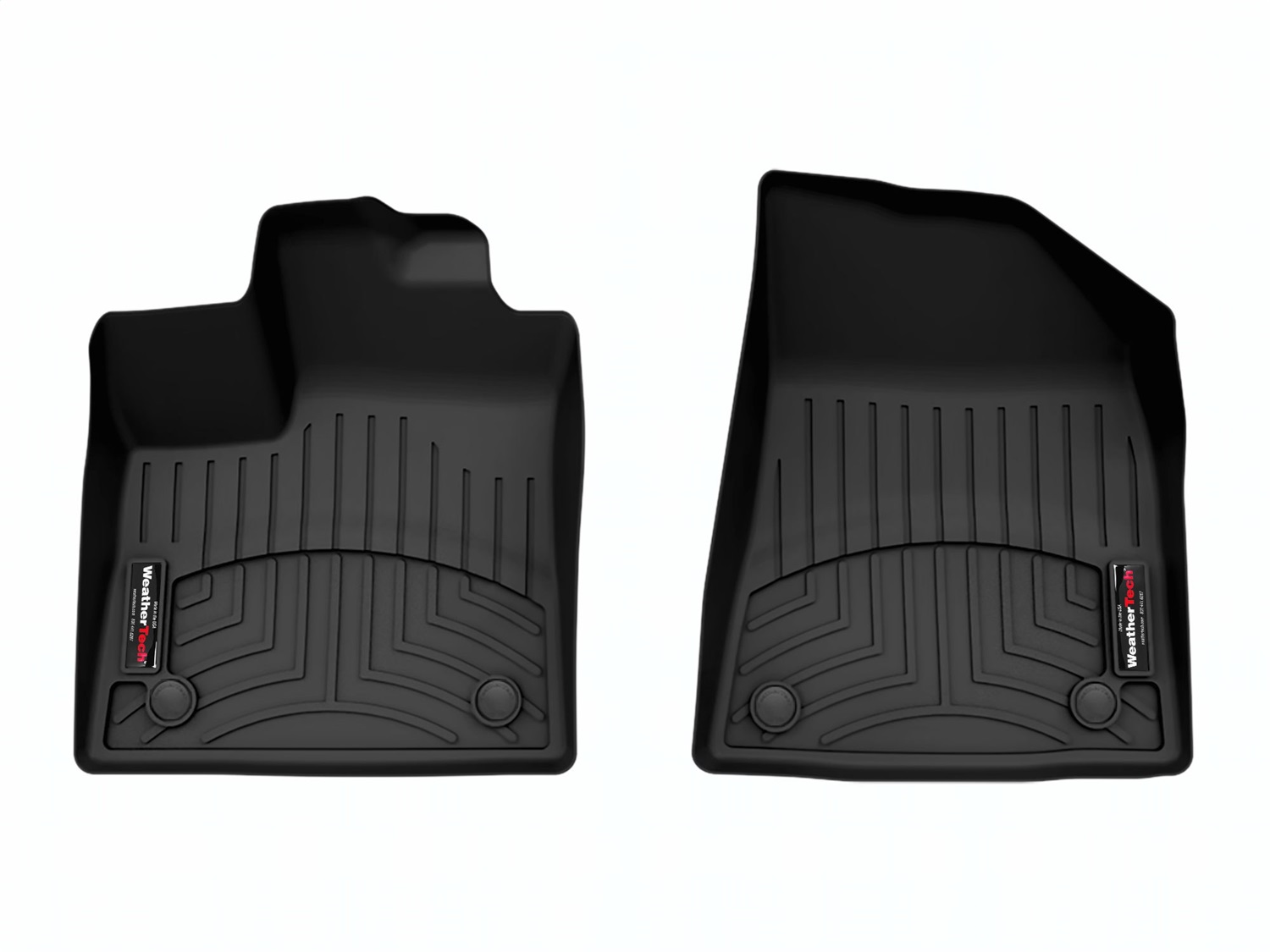 WeatherTech FloorLinerTM DigitalFit; Black; Front 4419261 thumbnail 1