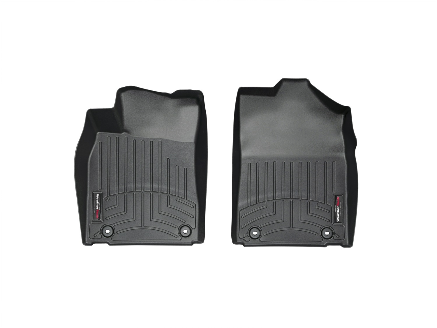WeatherTech FloorLinerTM DigitalFit; Black; Front 444761 thumbnail 1