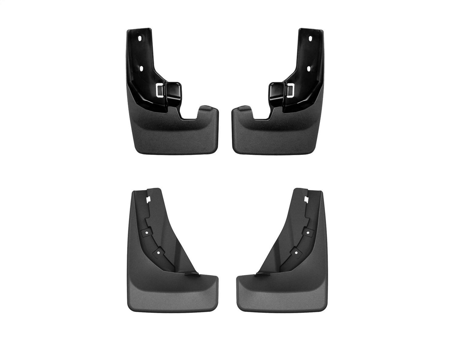 WeatherTech MudFlap No-Drill DigitalFit MudFlap Kit; Black 110135-120189 thumbnail 0