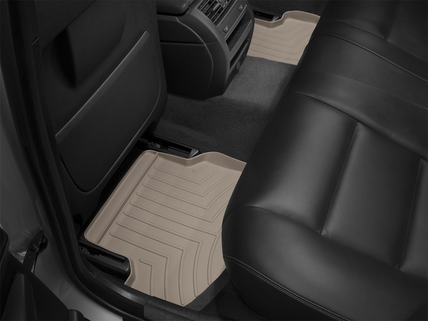 WeatherTech FloorLinerTM DigitalFit; Tan; Rear; 2 Piece 453133 thumbnail 1