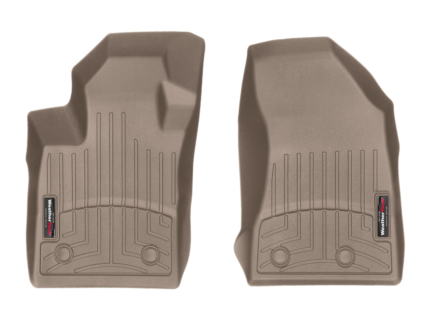 WeatherTech FloorLinerTM DigitalFit; Tan; Front 4512051 thumbnail 0