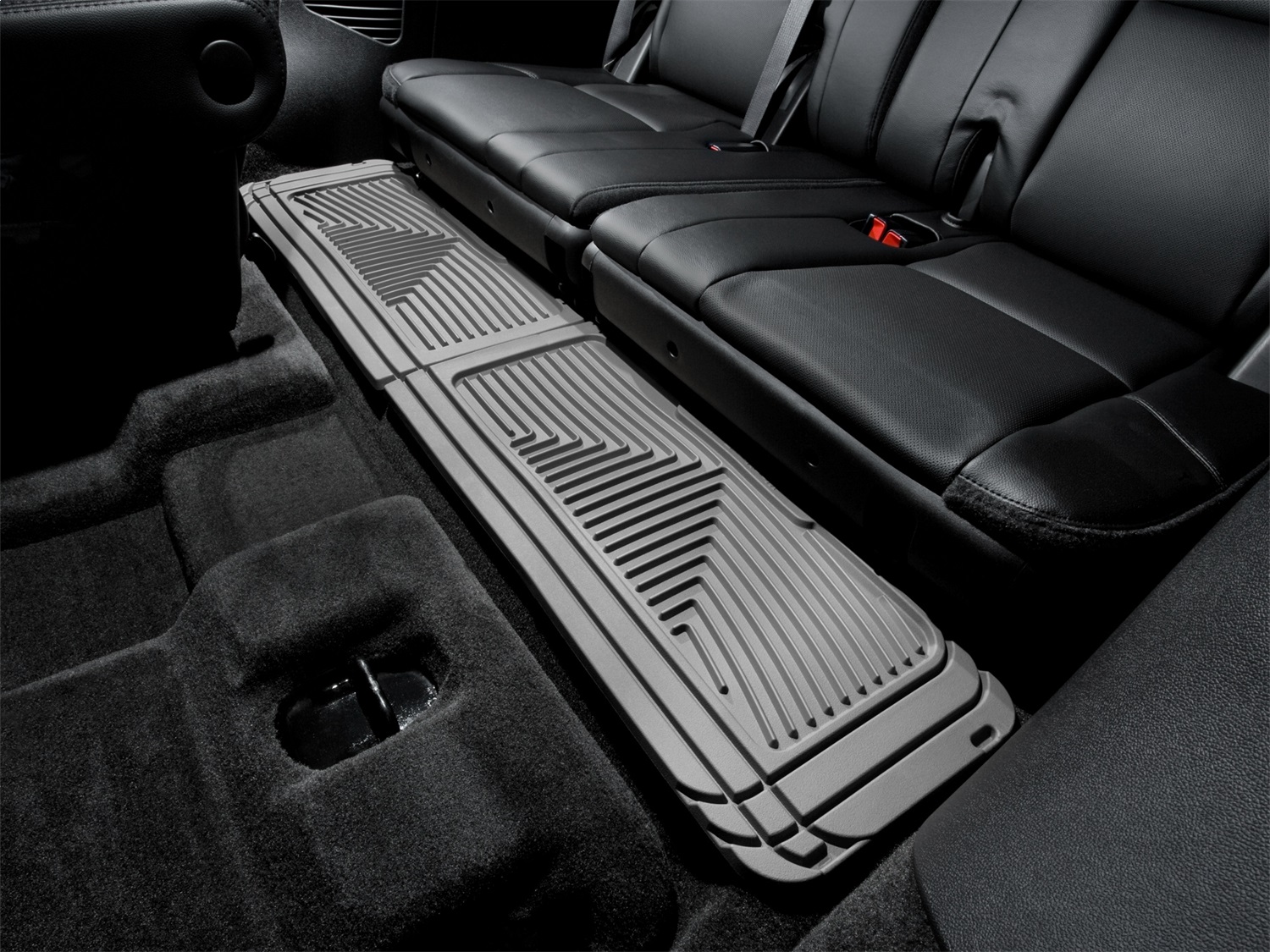 WeatherTech All Weather Floor Mats; Gray; Third Row W60GR thumbnail 0