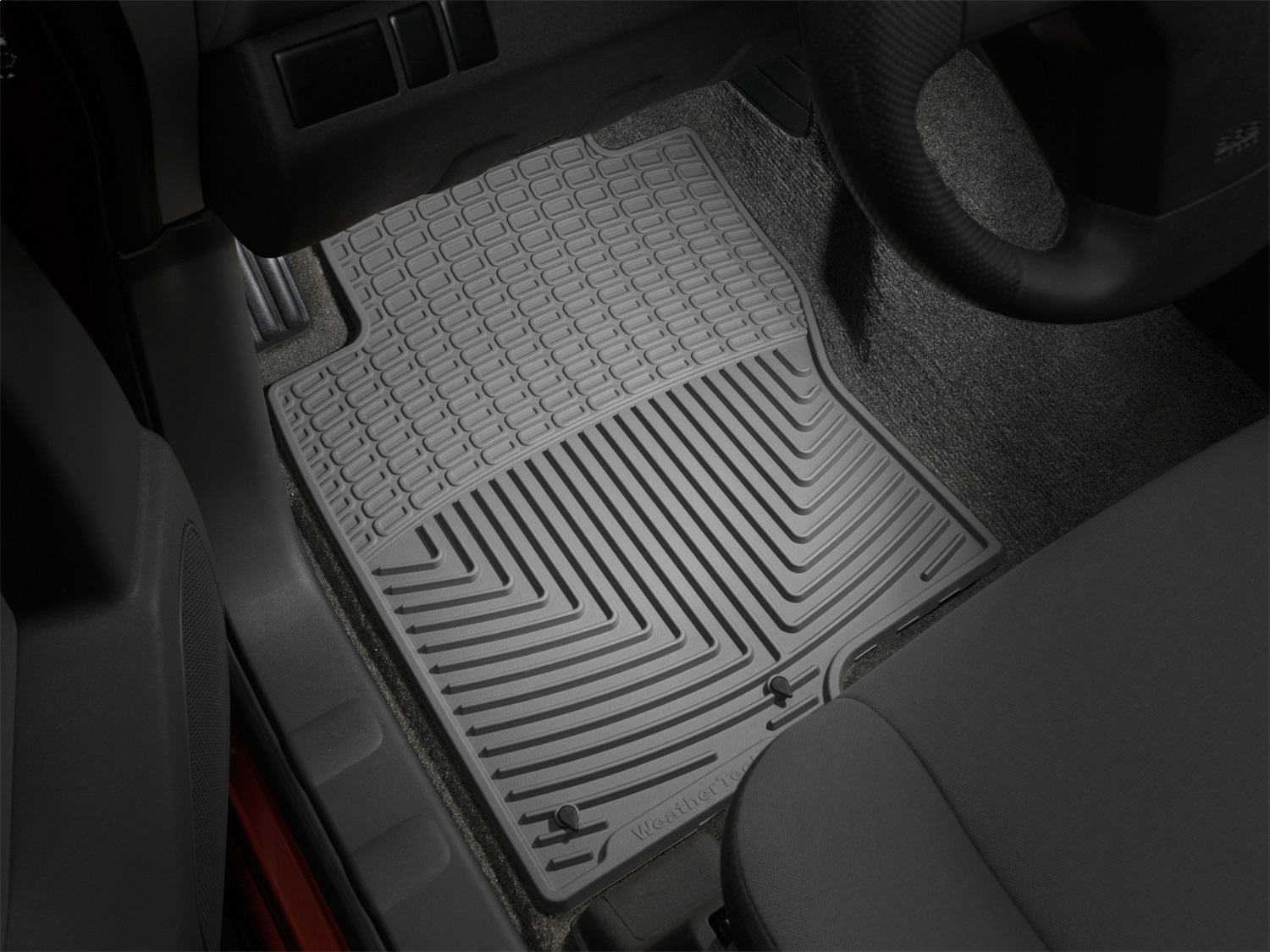 WeatherTech All Weather Floor Mats; Gray; Front W222GR thumbnail 0