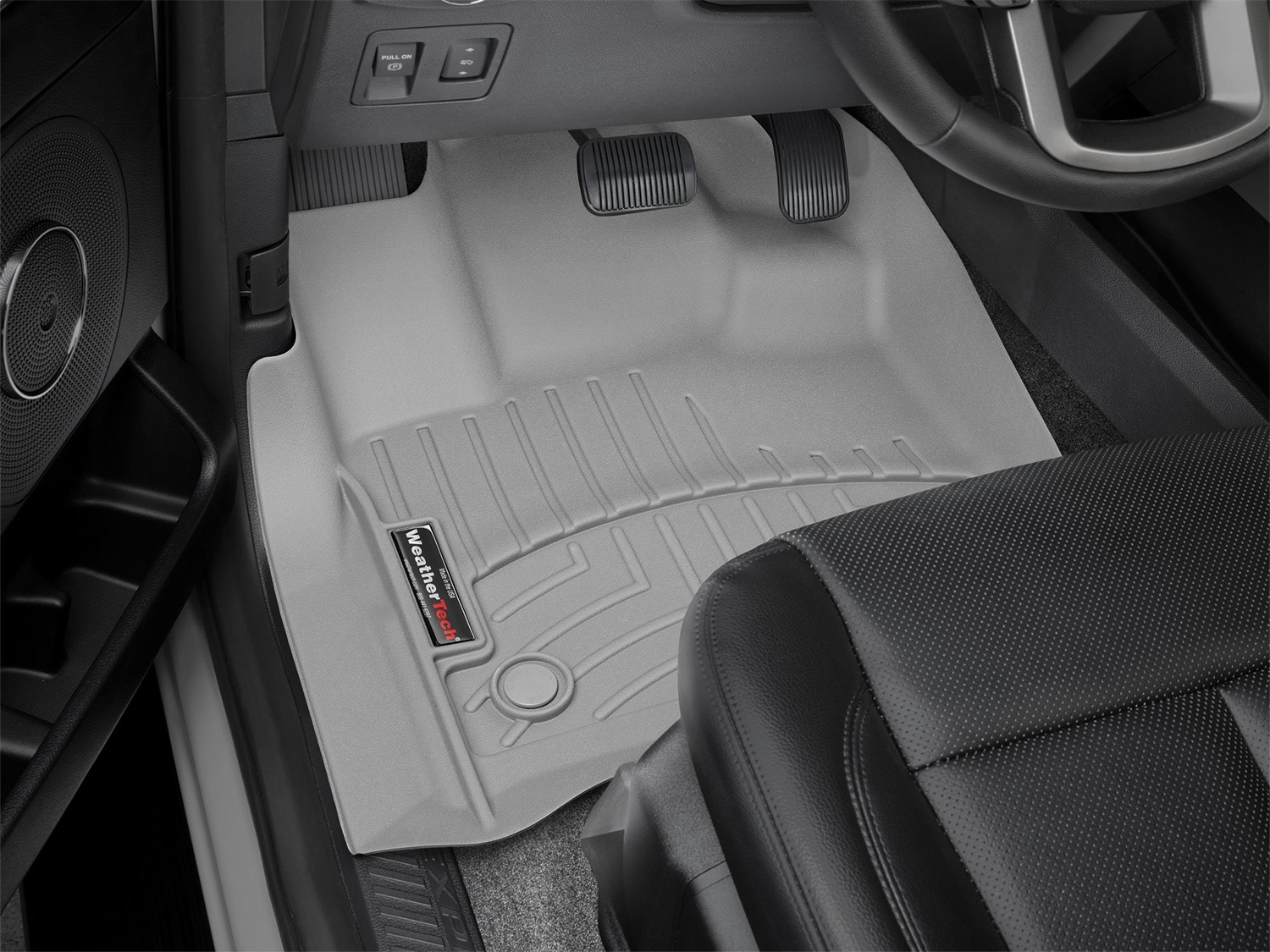 WeatherTech FloorLinerTM DigitalFit; Gray; Front 4612951 thumbnail 0