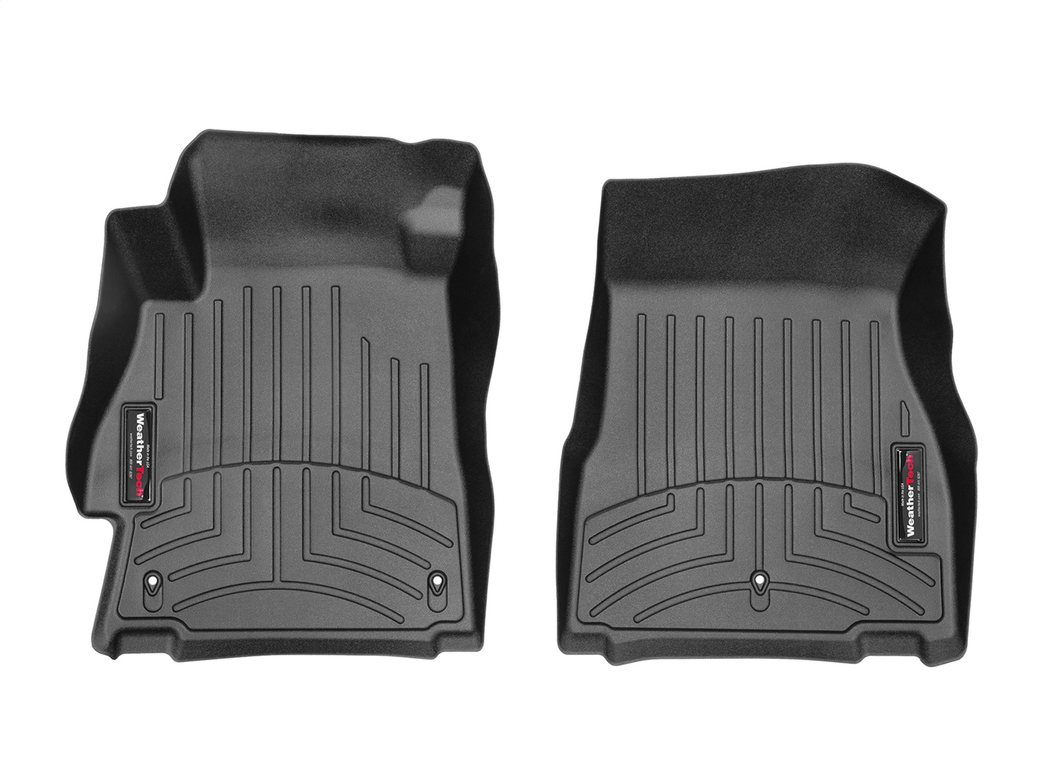 WeatherTech FloorLinerTM DigitalFit; Black; Front 4415821 thumbnail 0