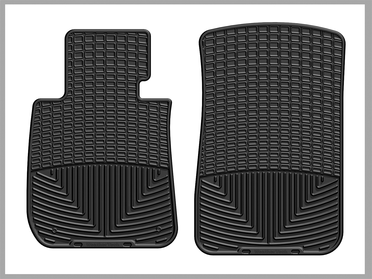 WeatherTech All Weather Floor Mats; Black; Front W61 thumbnail 0