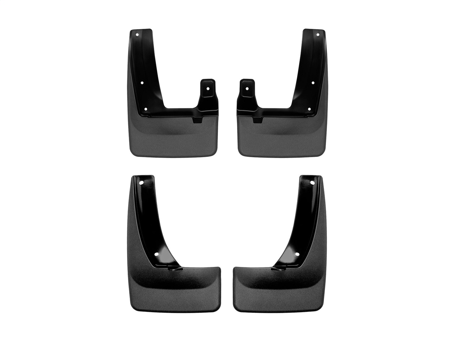 WeatherTech MudFlap No-Drill DigitalFit MudFlap Kit; Black 110131-120131 thumbnail 0