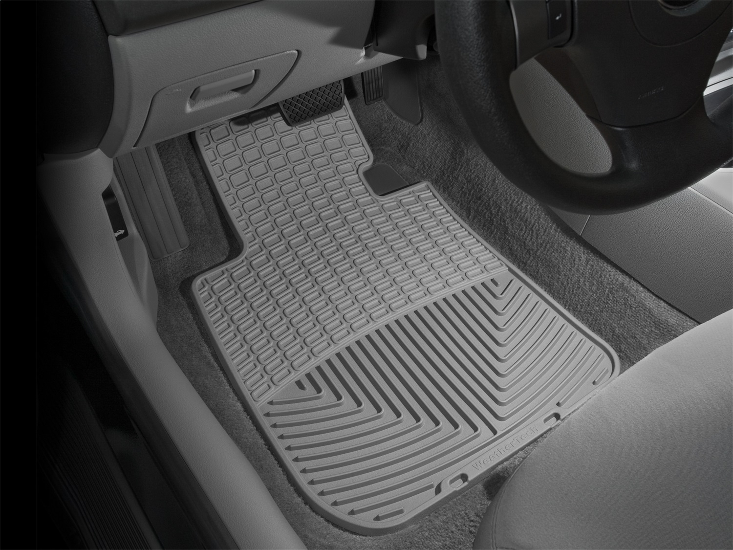 WeatherTech All Weather Floor Mats; Gray; Front W61GR thumbnail 1