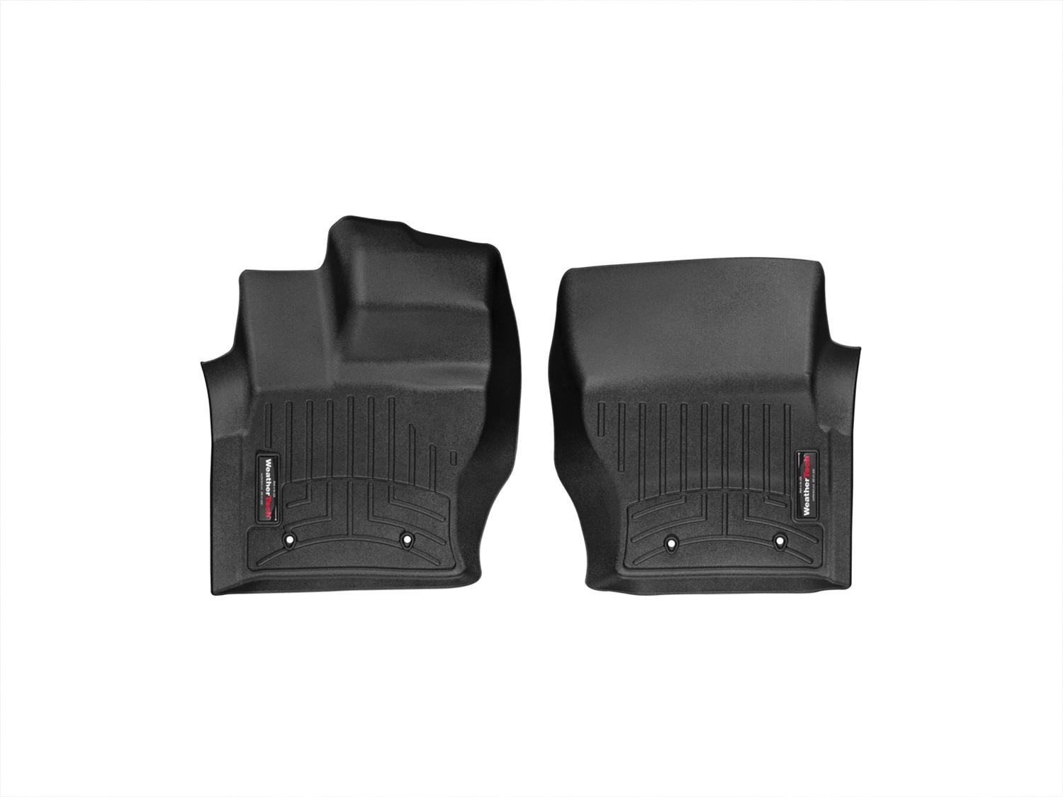 WeatherTech FloorLinerTM DigitalFit; Black; Front 444801 thumbnail 1