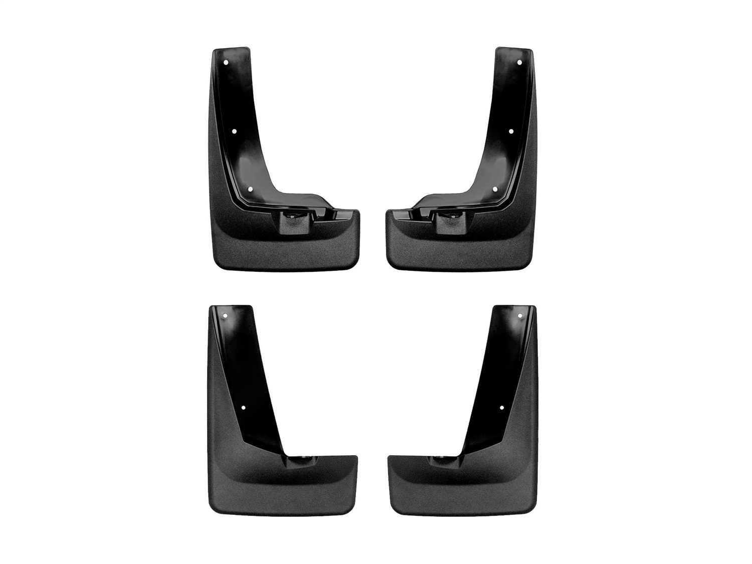 WeatherTech MudFlap No-Drill DigitalFit MudFlap Kit; Black 110132-120132 thumbnail 0