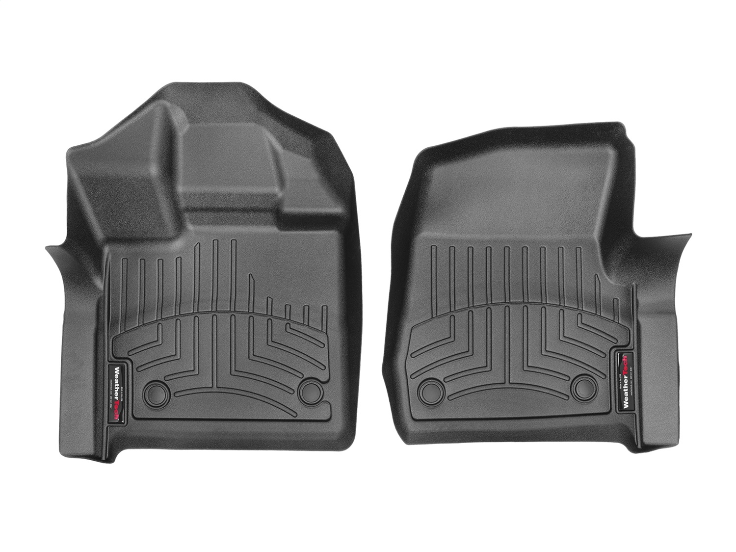 WeatherTech FloorLinerTM DigitalFit; Black; Front 447921 thumbnail 0