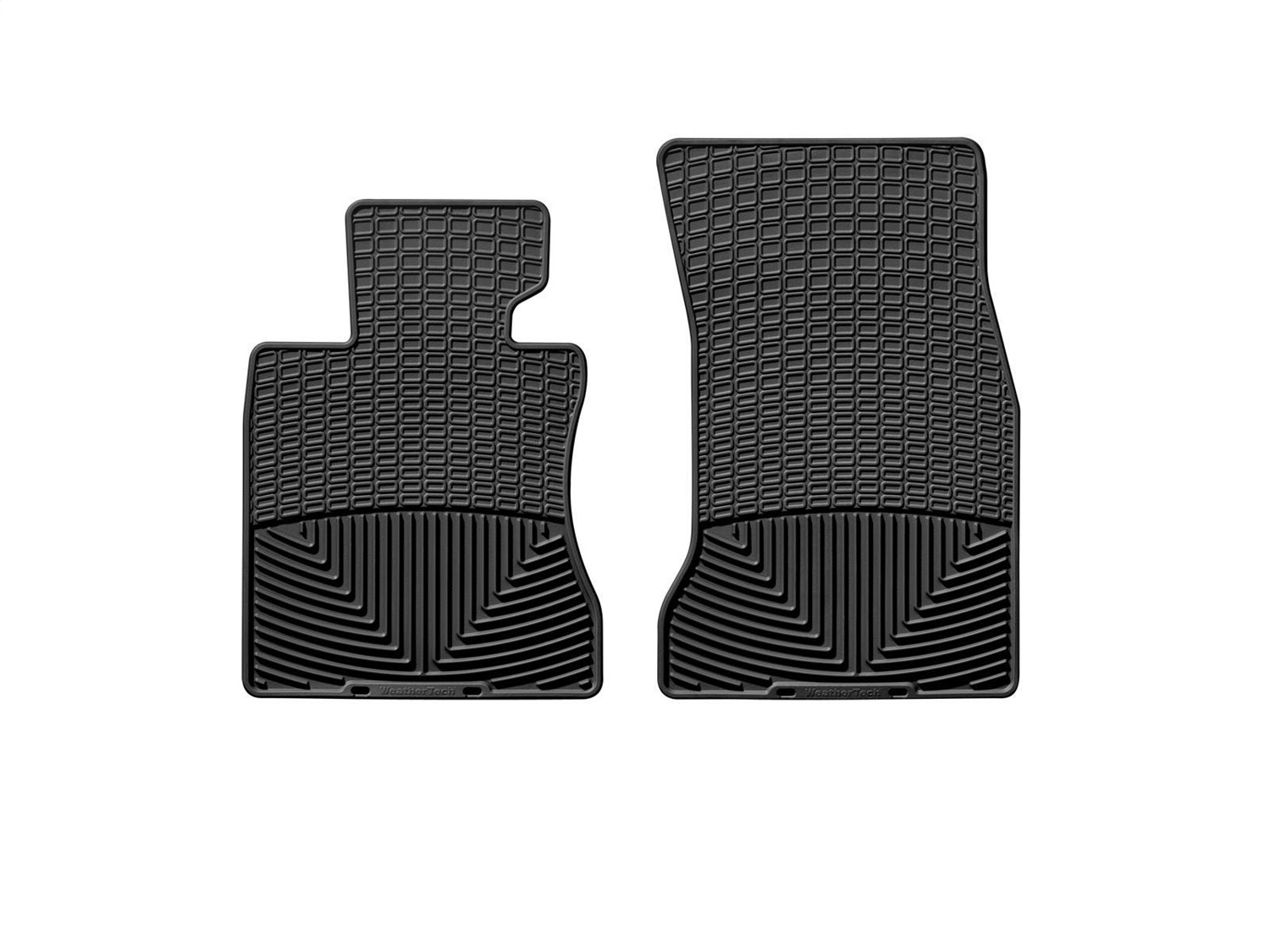 WeatherTech All Weather Floor Mats; Black; Front W62 thumbnail 0