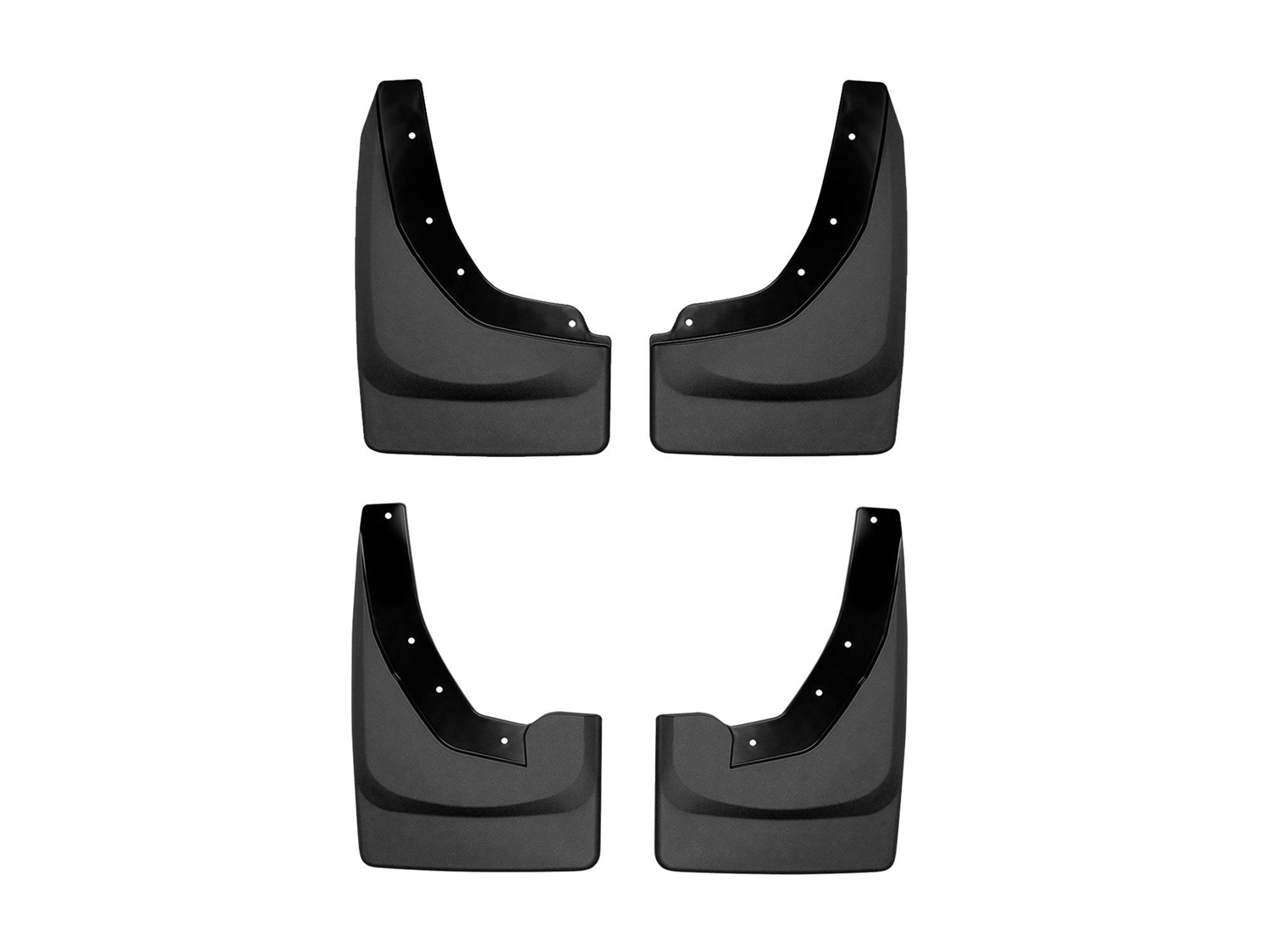 WeatherTech MudFlap No-Drill DigitalFit MudFlap Kit; Black 110137-120137 thumbnail 0