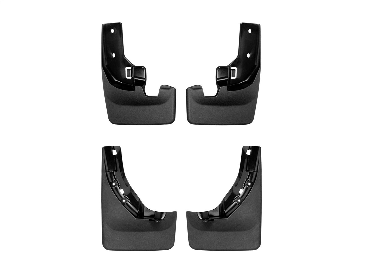 WeatherTech MudFlap No-Drill DigitalFit MudFlap Kit; Black 110135-120135 thumbnail 0