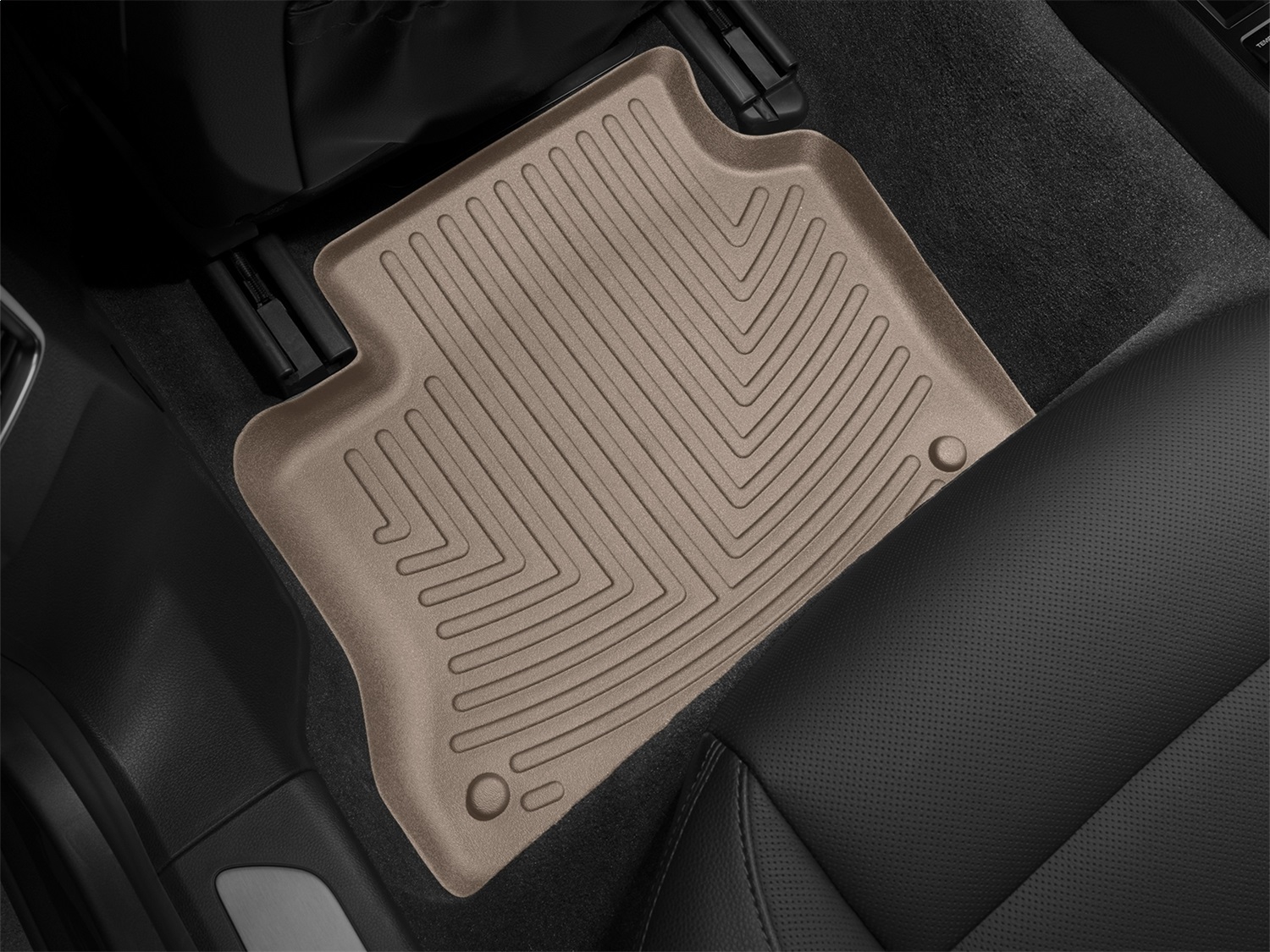 WeatherTech FloorLinerTM DigitalFit; Tan; Rear; 2 Piece 452572 thumbnail 0