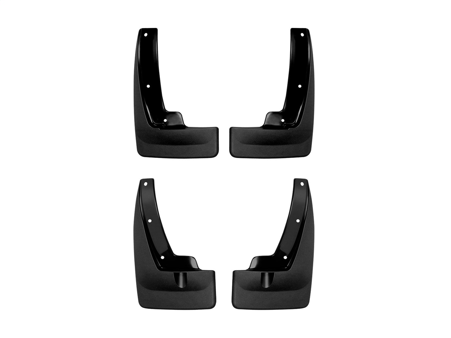 WeatherTech MudFlap No-Drill DigitalFit MudFlap Kit; Black 110138-120138 thumbnail 0