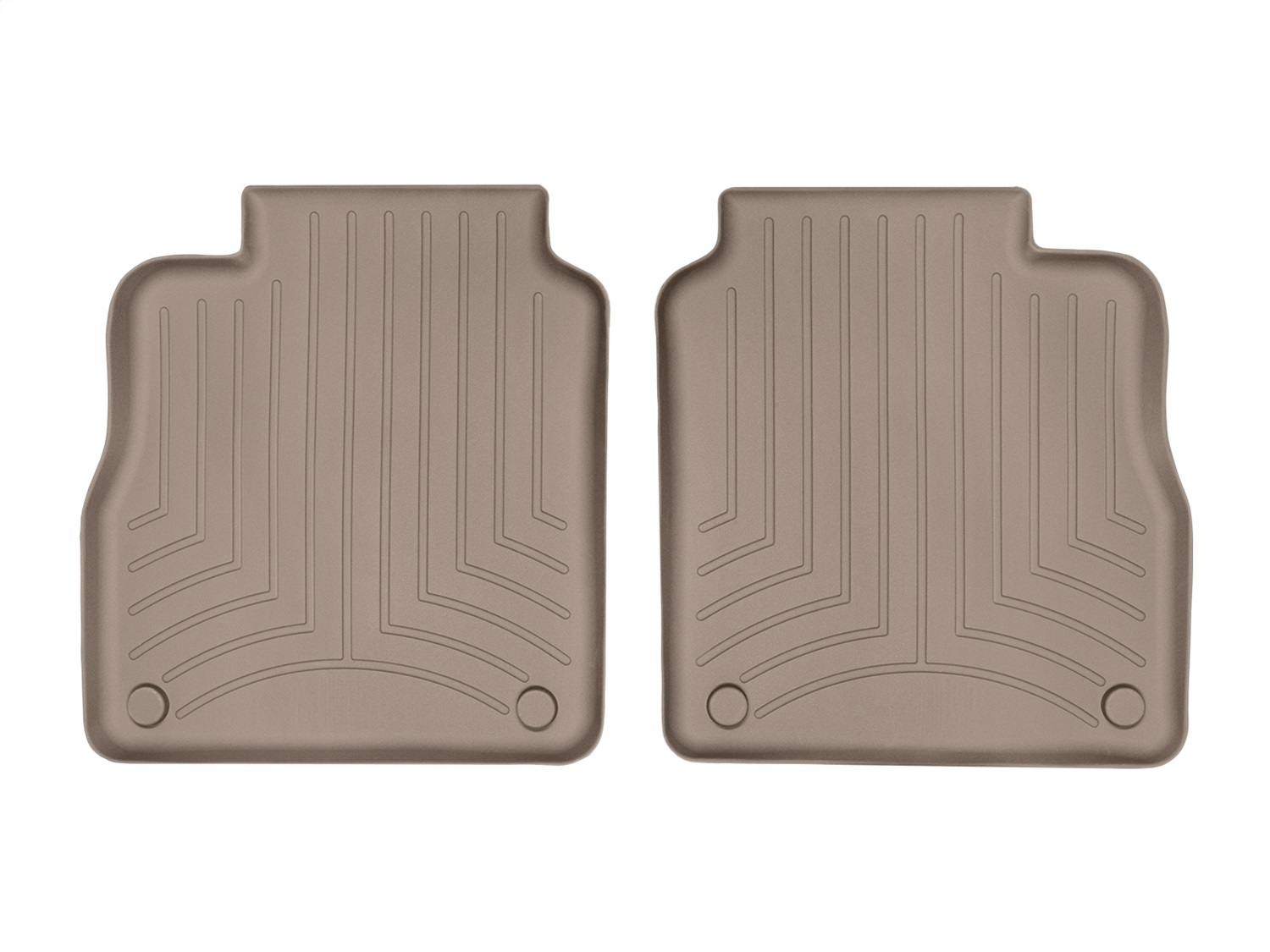 WeatherTech FloorLinerTM DigitalFit; Tan; Rear; 2 Piece 452573 thumbnail 0