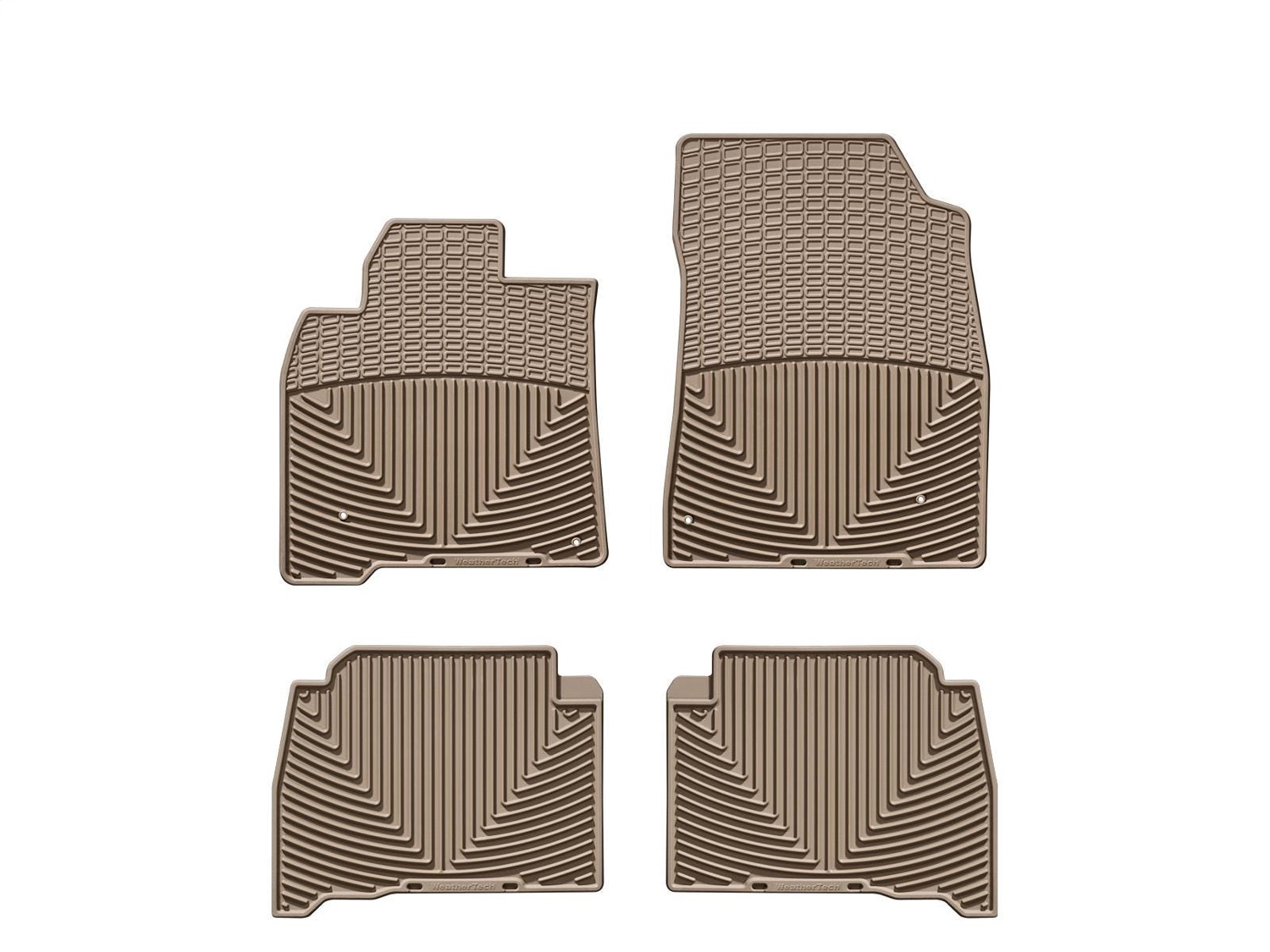 WeatherTech All Weather Floor Mats; Tan; Front and Rear WTCT126127 thumbnail 0