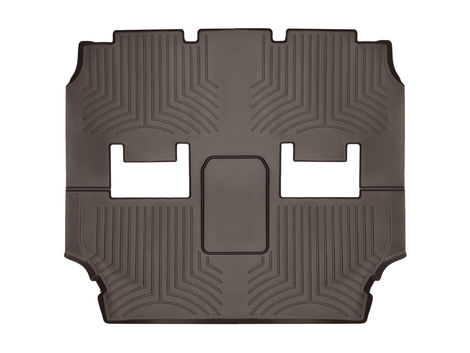 WeatherTech FloorLinerTM DigitalFit; Cocoa; Rear And Third Row 479452 thumbnail 1
