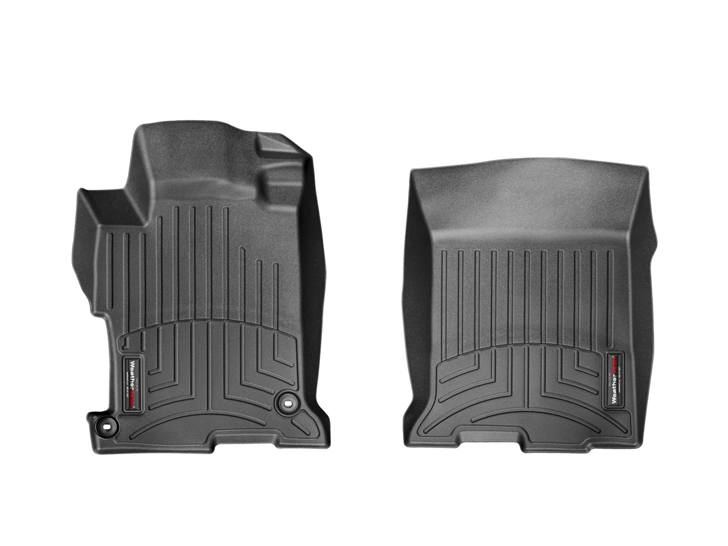 WeatherTech FloorLinerTM DigitalFit; Black; Front 444811 thumbnail 0