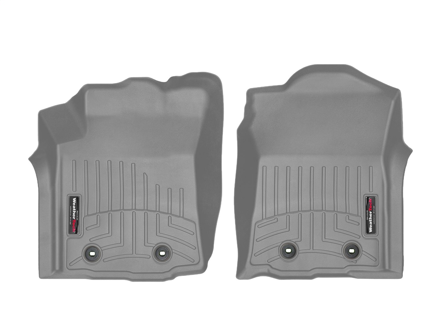 WeatherTech FloorLinerTM DigitalFit; Gray; Front 4613011 thumbnail 0