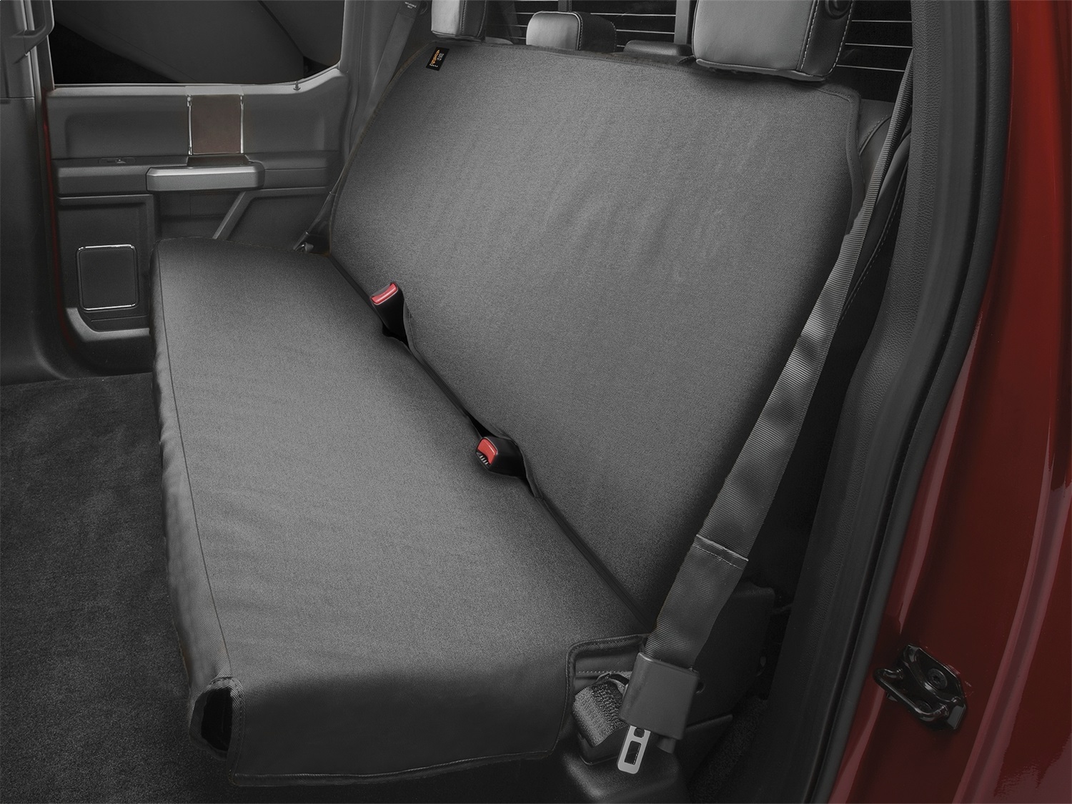 WeatherTech Seat Protector; Black DE2221CH thumbnail 1