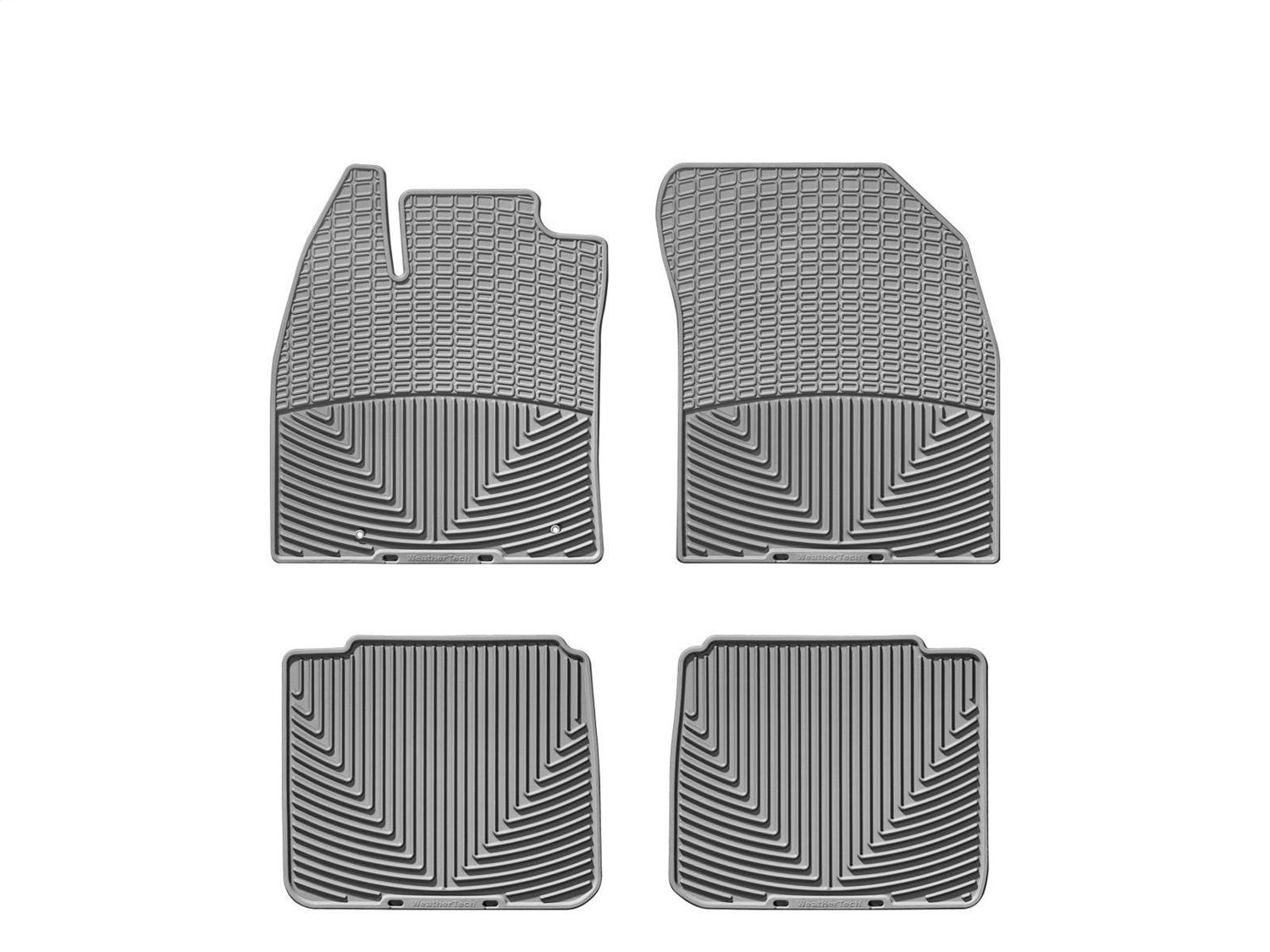 WeatherTech All Weather Floor Mats; Gray; Front and Rear WTLG176085 thumbnail 0