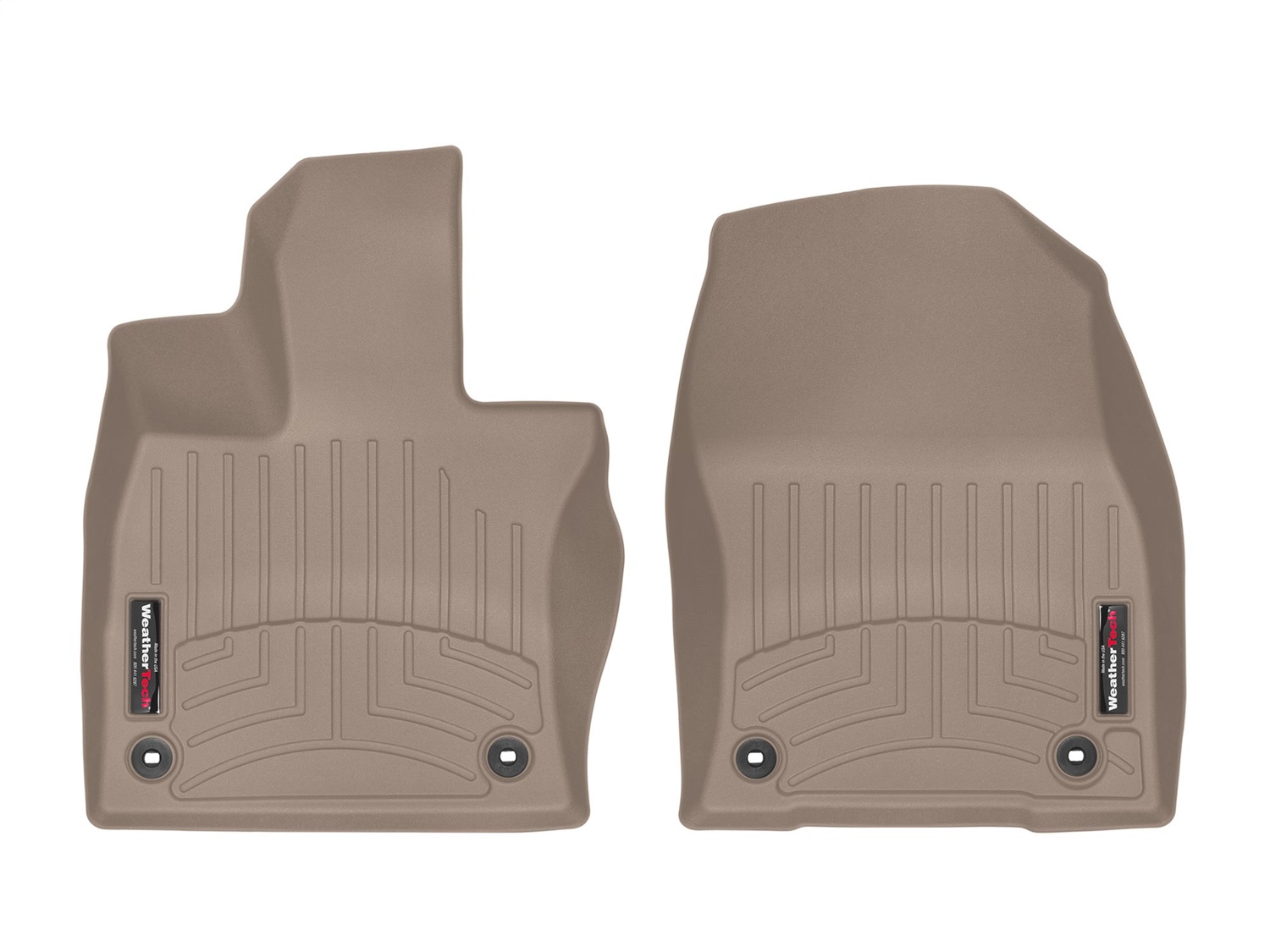 WeatherTech FloorLinerTM DigitalFit; Tan; Front 4515171 thumbnail 0