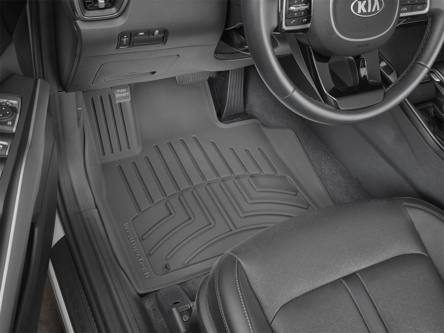 WeatherTech FloorLinerTM HP; Black; Front 4416501IM thumbnail 1