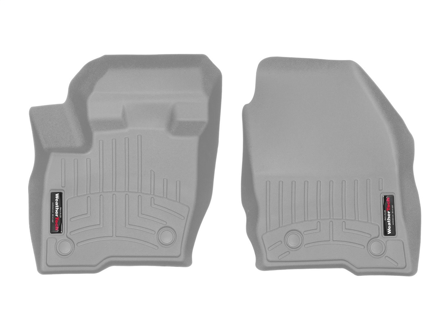 WeatherTech FloorLinerTM DigitalFit; Gray; Front 468451 thumbnail 0