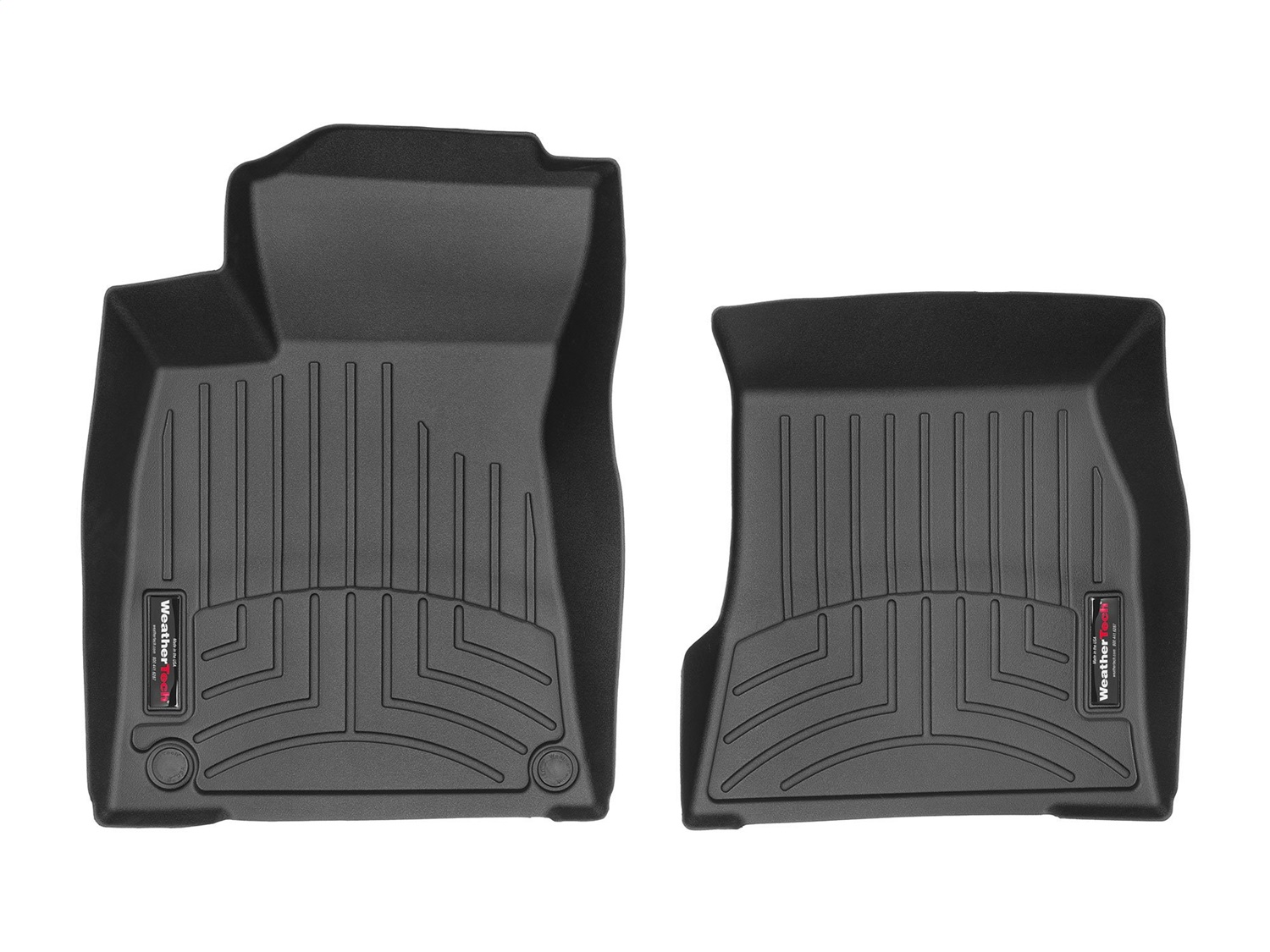 WeatherTech FloorLinerTM DigitalFit; Black; Front 4415931 thumbnail 0