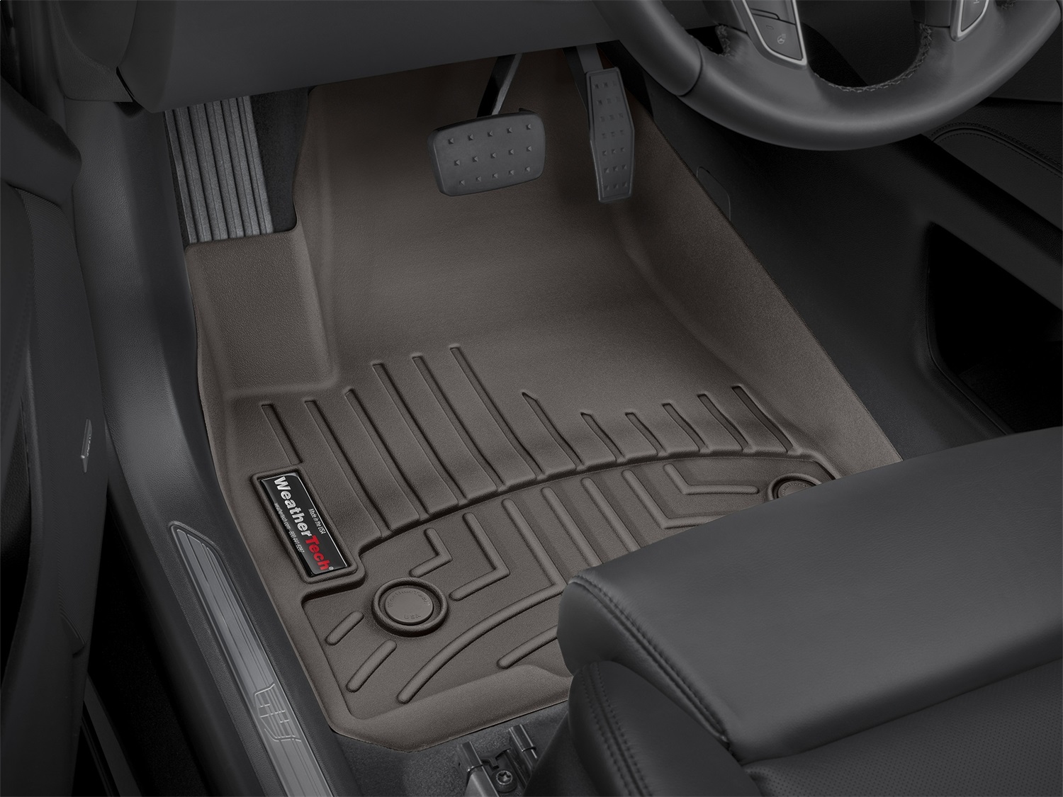 WeatherTech FloorLinerTM DigitalFit; Cocoa; Front 479551 thumbnail 1
